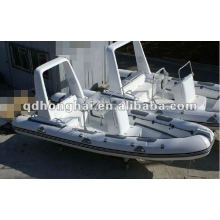luxury fiberglass hull RIB boat HH-RIB680 with CE